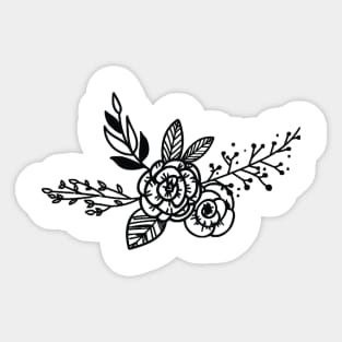 Flower wreath Sticker